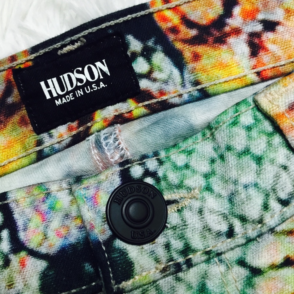 Hudson Nico MidRise Super Skinny Snake Print Jeans - Picture 7 of 7